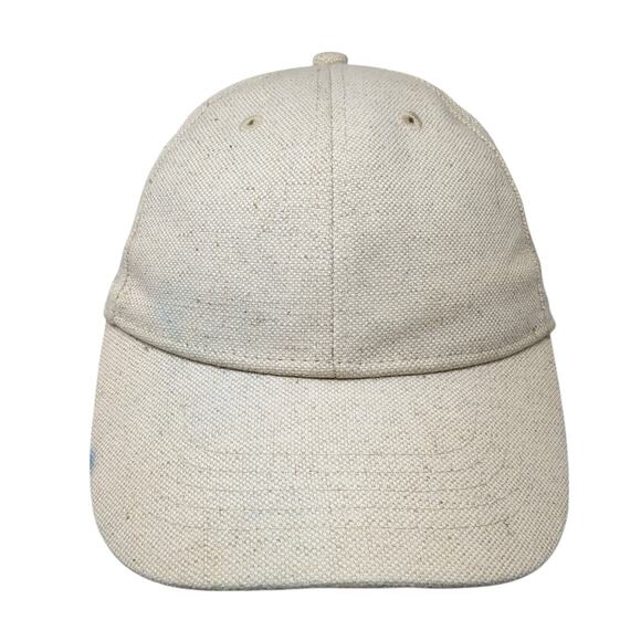 Unbranded Slideback Baseball Cap Beige One Size Adjustable 6 Panel Blank - Picture 1 of 9